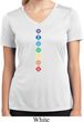 Ladies Yoga Tee Diamond Chakras Moisture Wicking V-neck