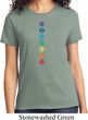 Ladies Yoga Tee Diamond Chakras T-shirt