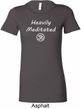 Ladies Yoga Tee Heavily Meditated with OM Longer Length Shirt