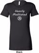 Ladies Yoga Tee Heavily Meditated with OM Longer Length Shirt