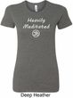 Ladies Yoga Tee Heavily Meditated with OM Longer Length Shirt