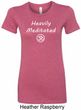 Ladies Yoga Tee Heavily Meditated with OM Longer Length Shirt