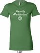 Ladies Yoga Tee Heavily Meditated with OM Longer Length Shirt