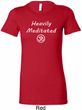 Ladies Yoga Tee Heavily Meditated with OM Longer Length Shirt