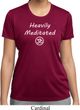 Ladies Yoga Tee Heavily Meditated with OM Moisture Wicking T-shirt
