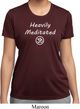 Ladies Yoga Tee Heavily Meditated with OM Moisture Wicking T-shirt