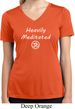 Ladies Yoga Tee Heavily Meditated with OM Moisture Wicking V-neck