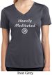 Ladies Yoga Tee Heavily Meditated with OM Moisture Wicking V-neck
