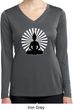 Ladies Yoga Tee Meditating Buddha Dry Wicking Long Sleeve