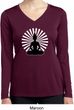 Ladies Yoga Tee Meditating Buddha Dry Wicking Long Sleeve