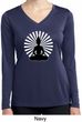 Ladies Yoga Tee Meditating Buddha Dry Wicking Long Sleeve