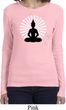 Ladies Yoga Tee Meditating Buddha Long Sleeve