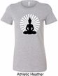 Ladies Yoga Tee Meditating Buddha Longer Length Shirt