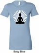 Ladies Yoga Tee Meditating Buddha Longer Length Shirt