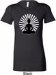 Ladies Yoga Tee Meditating Buddha Longer Length Shirt