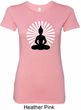 Ladies Yoga Tee Meditating Buddha Longer Length Shirt