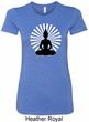 Ladies Yoga Tee Meditating Buddha Longer Length Shirt