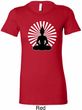 Ladies Yoga Tee Meditating Buddha Longer Length Shirt