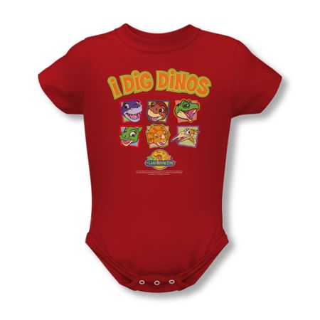 Land Before Time Baby I Dig Dinos Red Infant Babies Creeper
