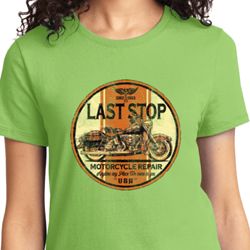 Last Stop Ladies Biker Shirts