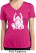 Laughing Buddha Ladies Moisture Wicking V-neck Shirt