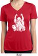 Laughing Buddha Ladies Moisture Wicking V-neck Shirt