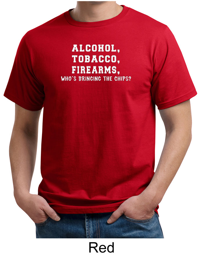 alcohol tobacco and firearms t shirt Law Enforcement Shirt Alcohol Tobacco Firearms ATF Organic T-shirt