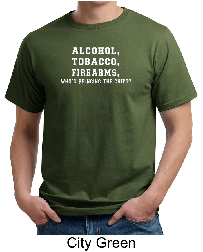 tobacco firearms and alcohol Law Enforcement Shirt Alcohol Tobacco Firearms ATF Organic T-shirt