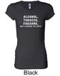 Law Enforcement Shirt Alcohol Tobacco Firearms Ladies Longer Length