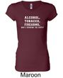 Law Enforcement Shirt Alcohol Tobacco Firearms Ladies Longer Length