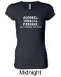 Law Enforcement Shirt Alcohol Tobacco Firearms Ladies Longer Length