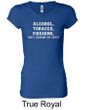 Law Enforcement Shirt Alcohol Tobacco Firearms Ladies Longer Length