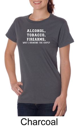Law Enforcement Shirt Alcohol Tobacco Firearms Ladies Organic Shirt