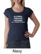 Law Enforcement Shirt Alcohol Tobacco Firearms Ladies Scoop Neck Shirt