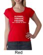 Law Enforcement Shirt Alcohol Tobacco Firearms Ladies Scoop Neck Shirt