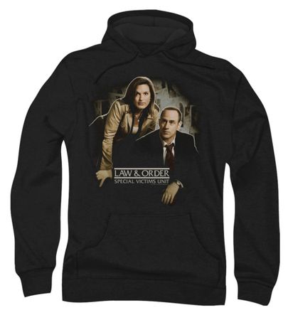 Law & Order: SVU Hoodie Sweatshirt Helping Victims Black Adult Hoody
