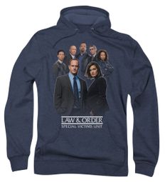 Law & Order: SVU Hoodie Sweatshirt Team Navy Adult Hoody Sweat Shirt