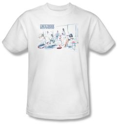 Law & Order: SVU Shirt Dominos Adult White Tee T-Shirt