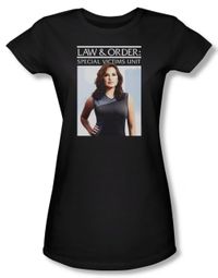 Law & Order: SVU Shirt Juniors Behind Closed Black Tee T-Shirt
