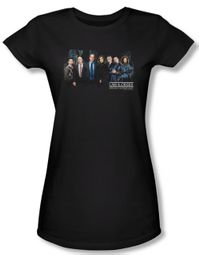 Law & Order: SVU Shirt Juniors Cast Black Tee T-Shirt