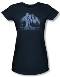 Law & Order: SVU Shirt Juniors Elliot & Olivia Navy Tee T-Shirt
