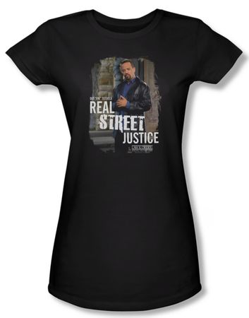 Law & Order: SVU Shirt Juniors Street Justice Black Tee T-Shirt