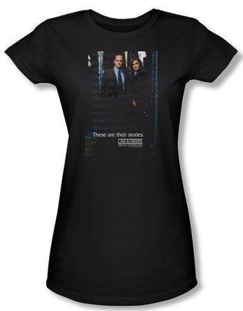 Law & Order: SVU Shirt Juniors SVU Black Tee T-Shirt