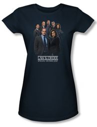 Law & Order: SVU Shirt Juniors Team Navy Tee T-Shirt