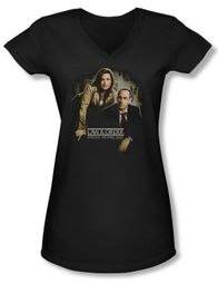 Law & Order: SVU Shirt Juniors V Neck Helping Victims Black Tee