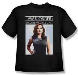 Law & Order: SVU Shirt Kids Behind Closed Black Youth Tee T-Shirt