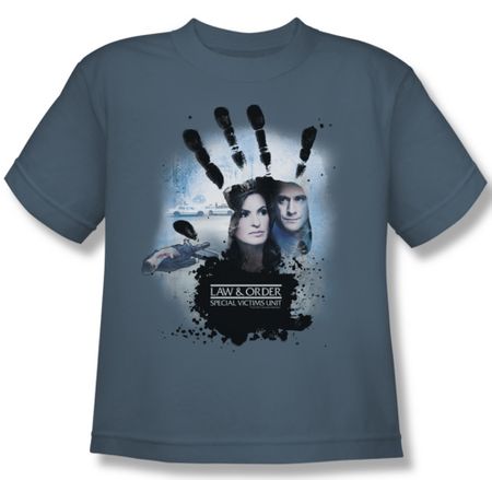 Law & Order: SVU Shirt Kids Hand Slate Youth Tee T-Shirt