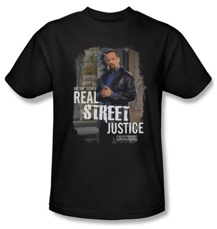 Law & Order: SVU Shirt Street Justice Adult Black Tee T-Shirt