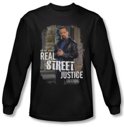 Law & Order: SVU Shirt Street Justice Long Sleeve Black Tee T-Shirt