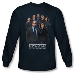 Law & Order: SVU Shirt Team Long Sleeve Navy Tee T-Shirt